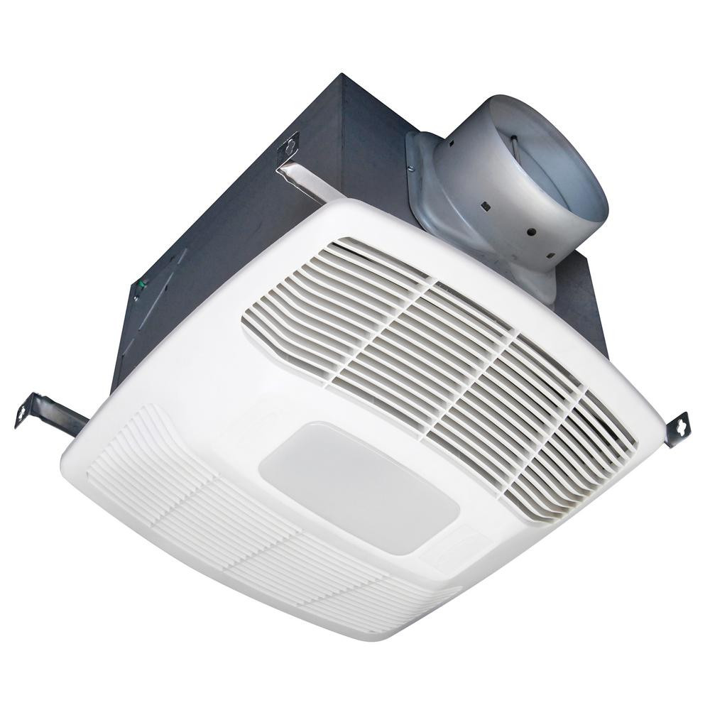 Home Depot Bathroom Fan Light
 Air King ECO White 130 CFM Humidity Sensing Bathroom