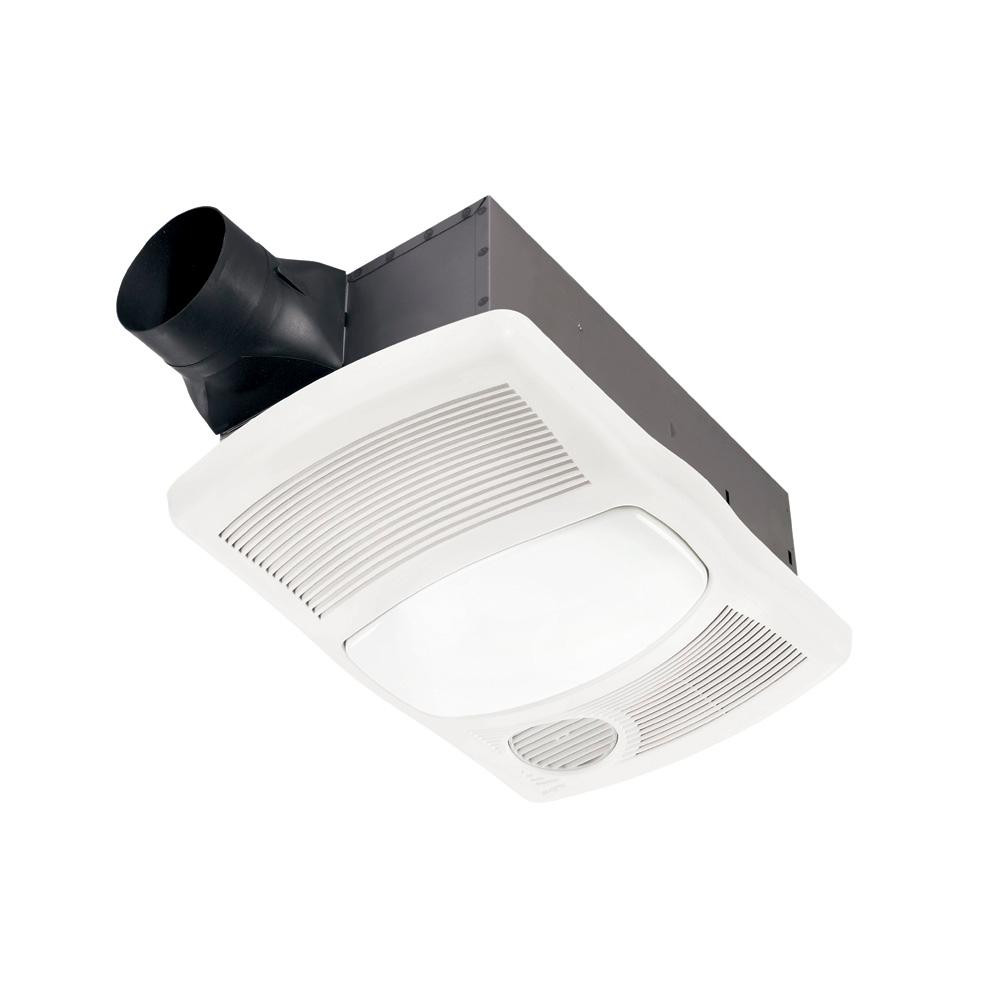 Home Depot Bathroom Fan Light
 Broan NuTone 110 CFM Ceiling Bathroom Exhaust Fan with