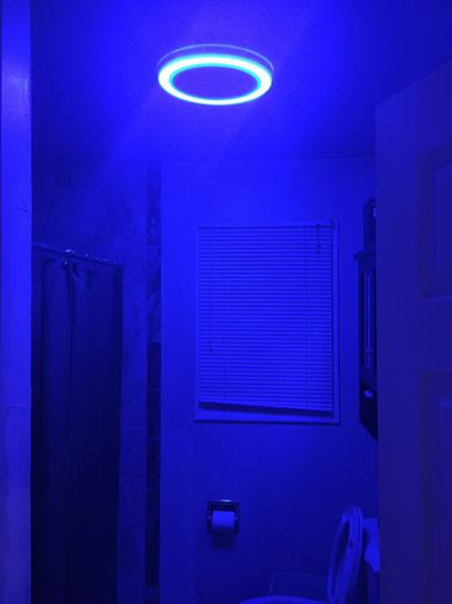 Home Depot Bathroom Fan Light
 Home Netwerks Decorative White 90 CFM Bluetooth Stereo