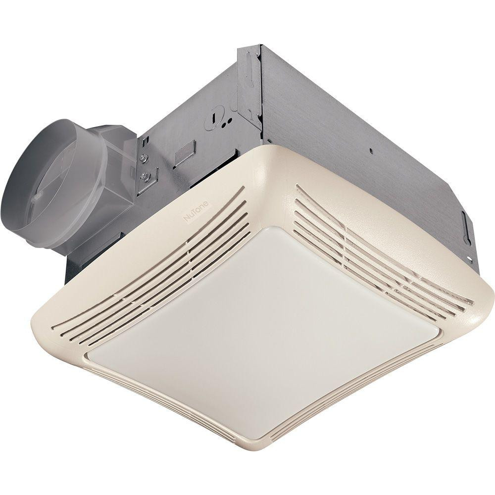 Home Depot Bathroom Fan Light
 NuTone 50 CFM Ceiling Bathroom Exhaust Fan with Light
