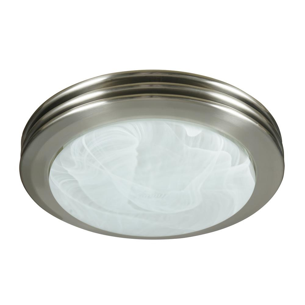 Home Depot Bathroom Fan Light
 Hunter Saturn 80 CFM Decorative Bathroom Exhaust Fan with