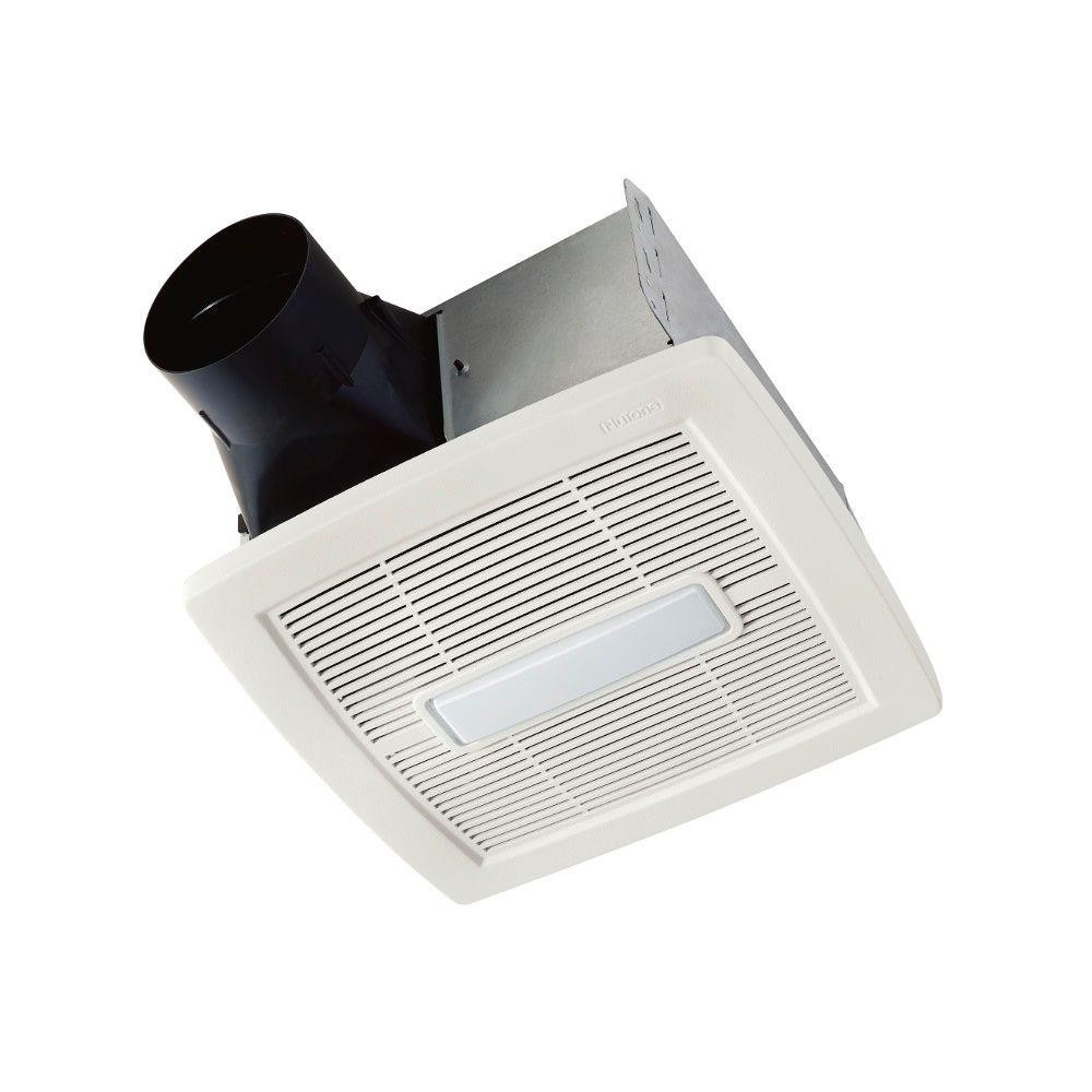 Home Depot Bathroom Fan Light
 NuTone InVent Series 80 CFM Ceiling Bathroom Exhaust Fan
