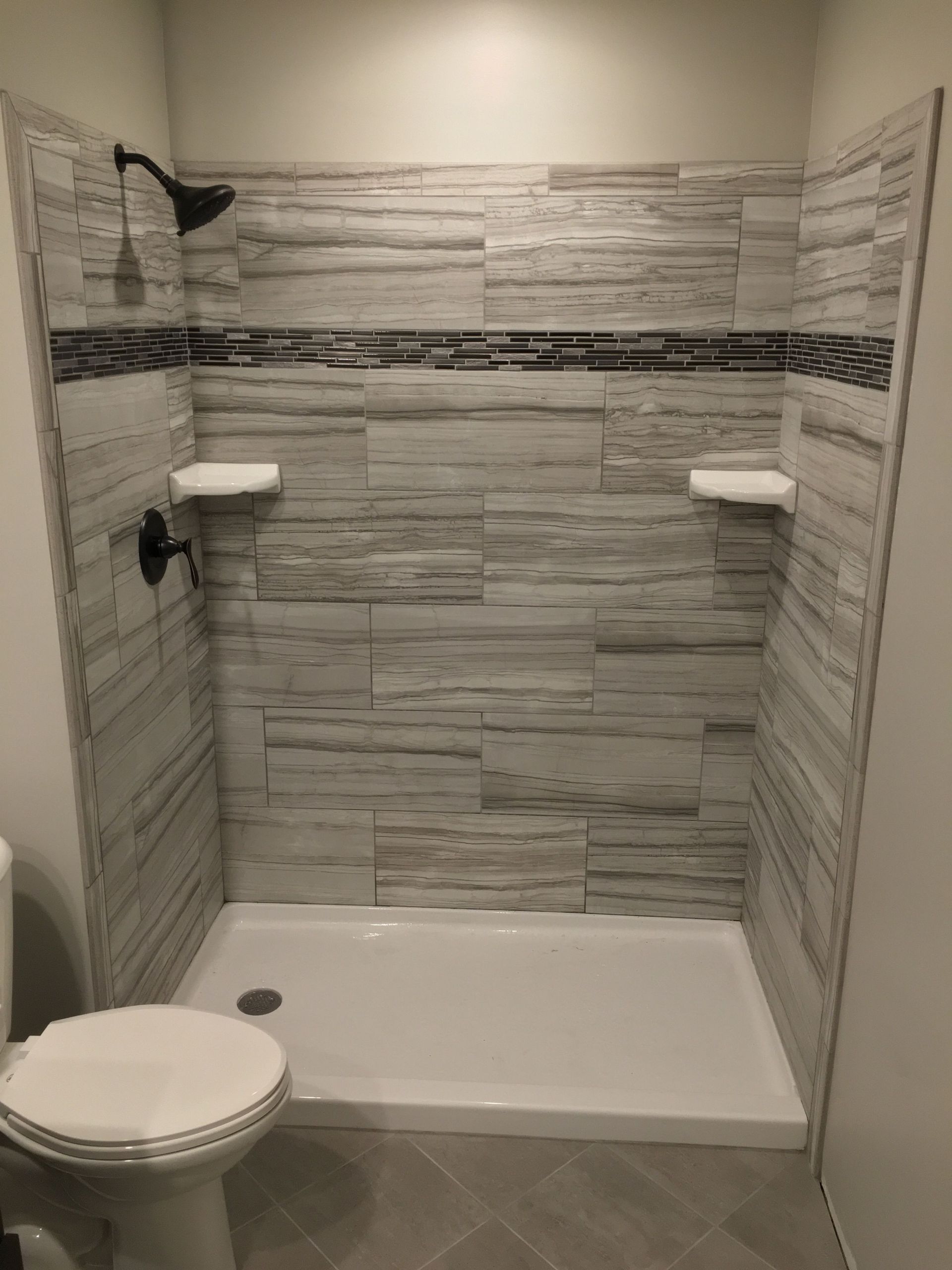Home Depot Bathroom Shower Tile
 Tile shower Grigio from Home Depot