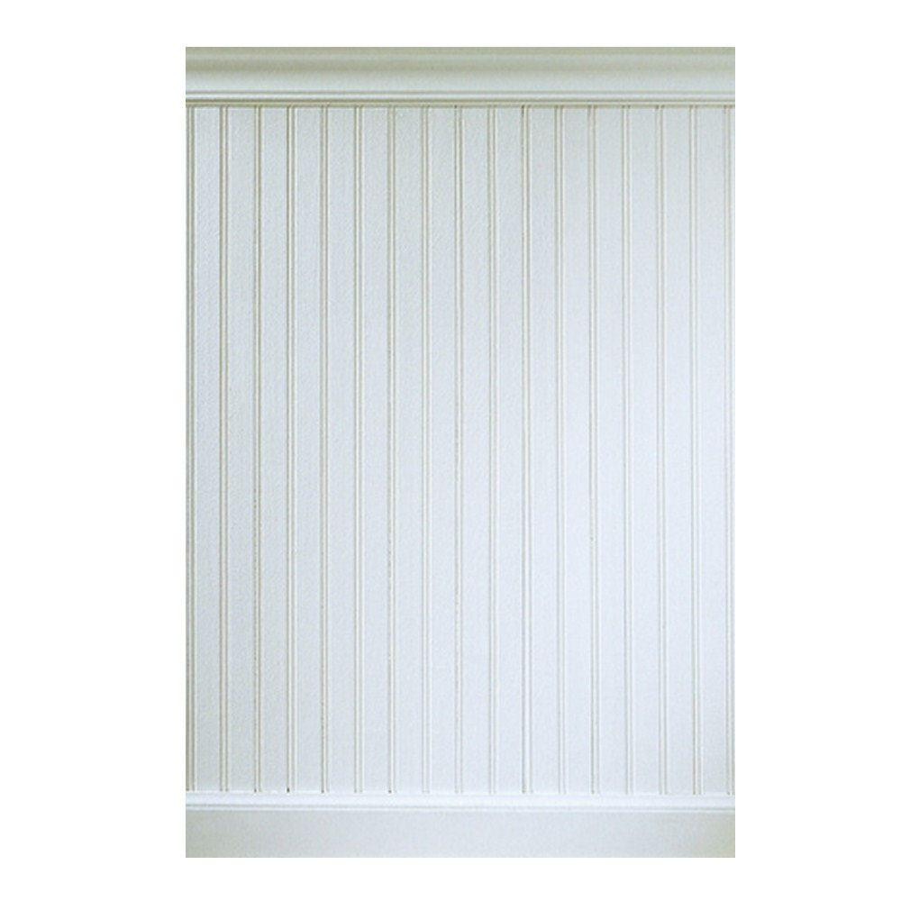 Home Depot Bathroom Wall Panels
 House of Fara 5 16 in x 5 29 32 in x 32 in 8 lin ft