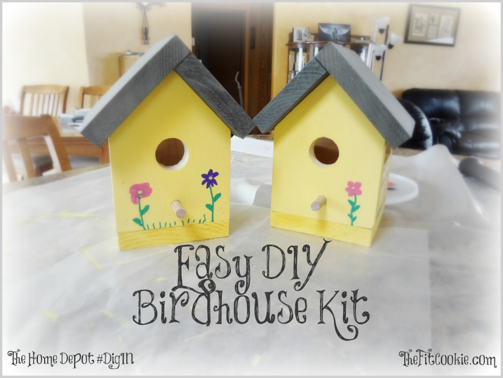 Home Depot DIY Kids
 Easy DIY Birdhouse Kit Project • The Fit Cookie