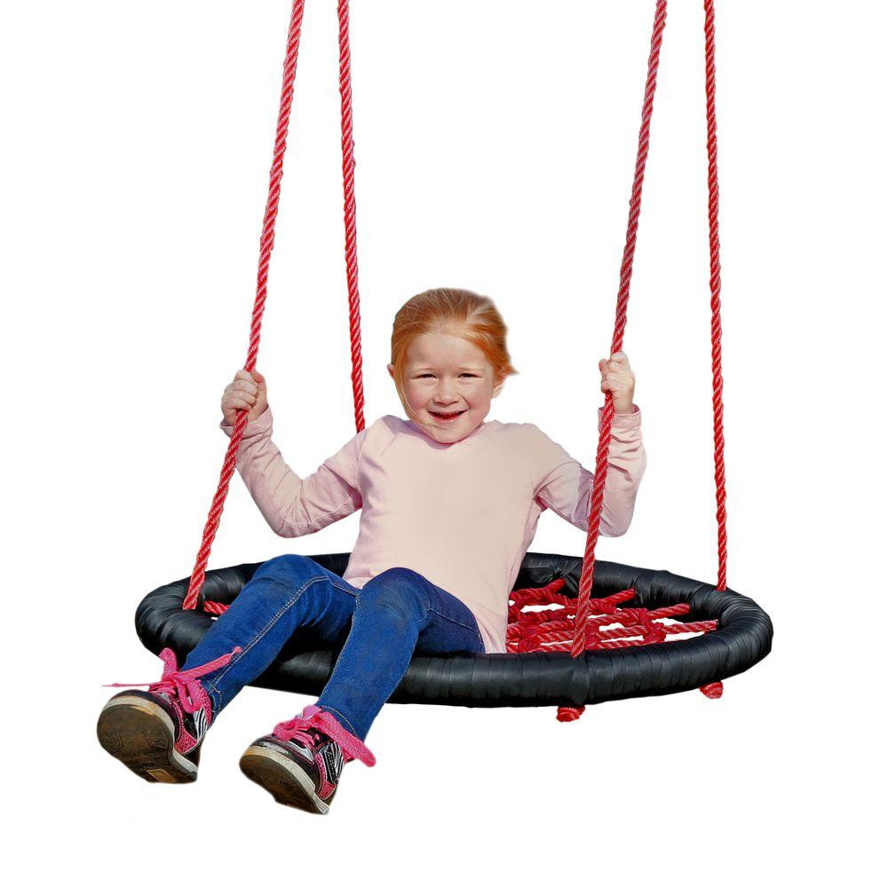 Home Depot Kids Swing Sets
 Gorilla Playsets Red XL Orbit Swing 04 0029 BK R The