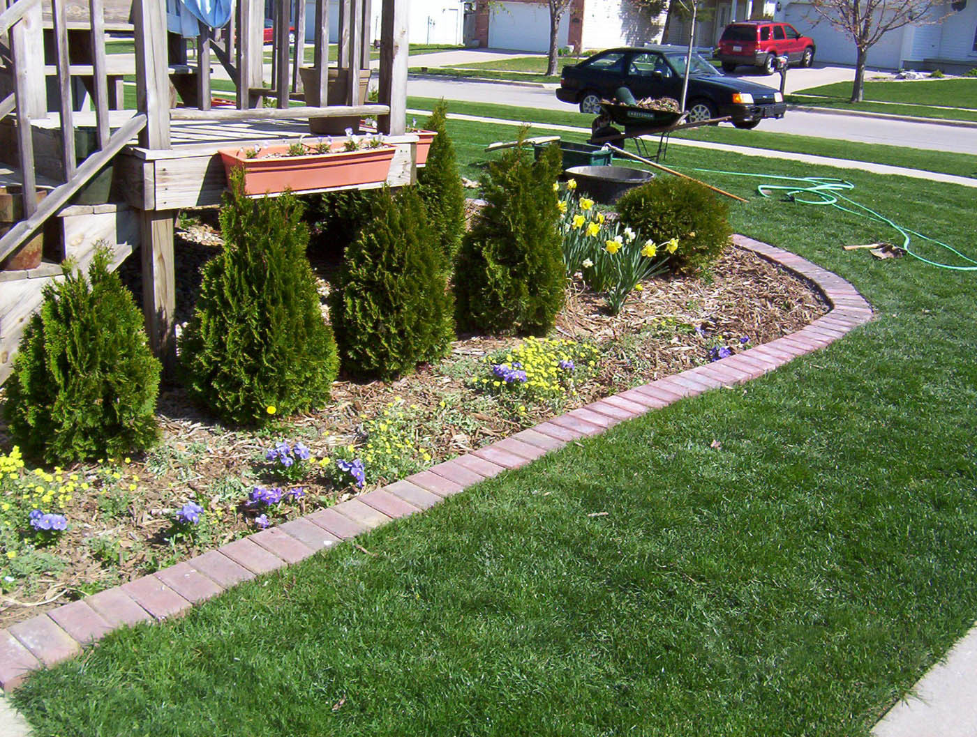 Home Depot Landscape Edging
 Outdoor Natural Home Depot Landscape Timbers