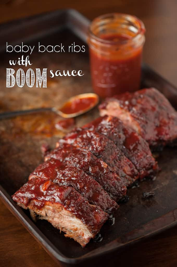 Homemade Bbq Sauce For Ribs
 Baby Back Ribs with BOOM Sauce Self Proclaimed Foo