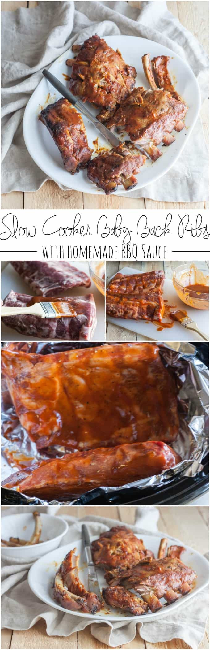 Homemade Bbq Sauce For Ribs
 Slow Cooker Ribs with Homemade BBQ Sauce Sweetphi