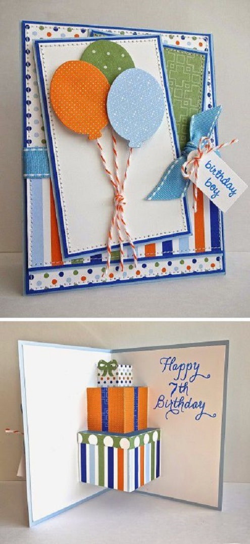 Homemade Birthday Gifts For Him
 32 Handmade Birthday Card Ideas and