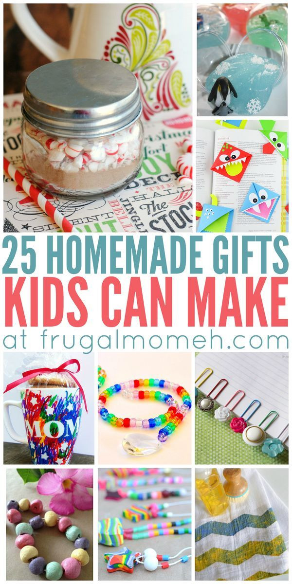 Homemade Christmas Gifts For Kids
 Homemade Gifts That Kids Can Make