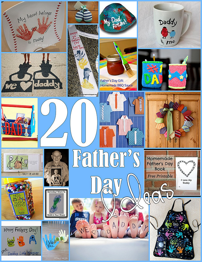 Homemade Fathers Day Gifts From Toddler
 20 Fathers Day Gift Ideas with Kids