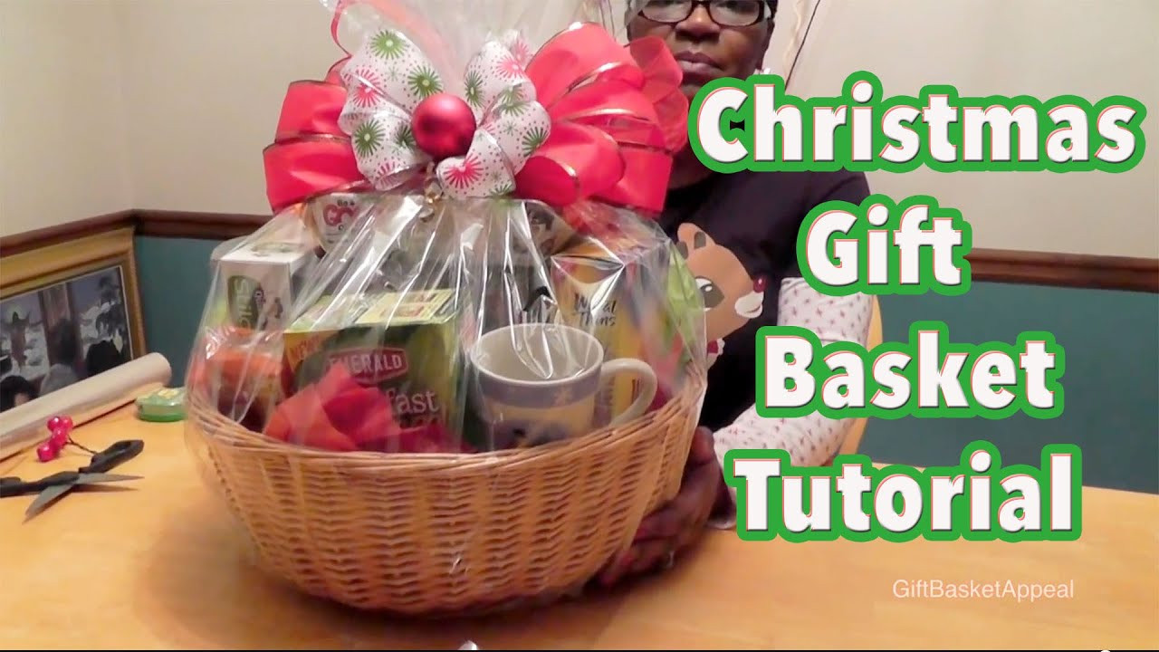 Homemade Gift Baskets Ideas For Christmas
 DIY Gift Basket Tutorial Christmas Gift Basket