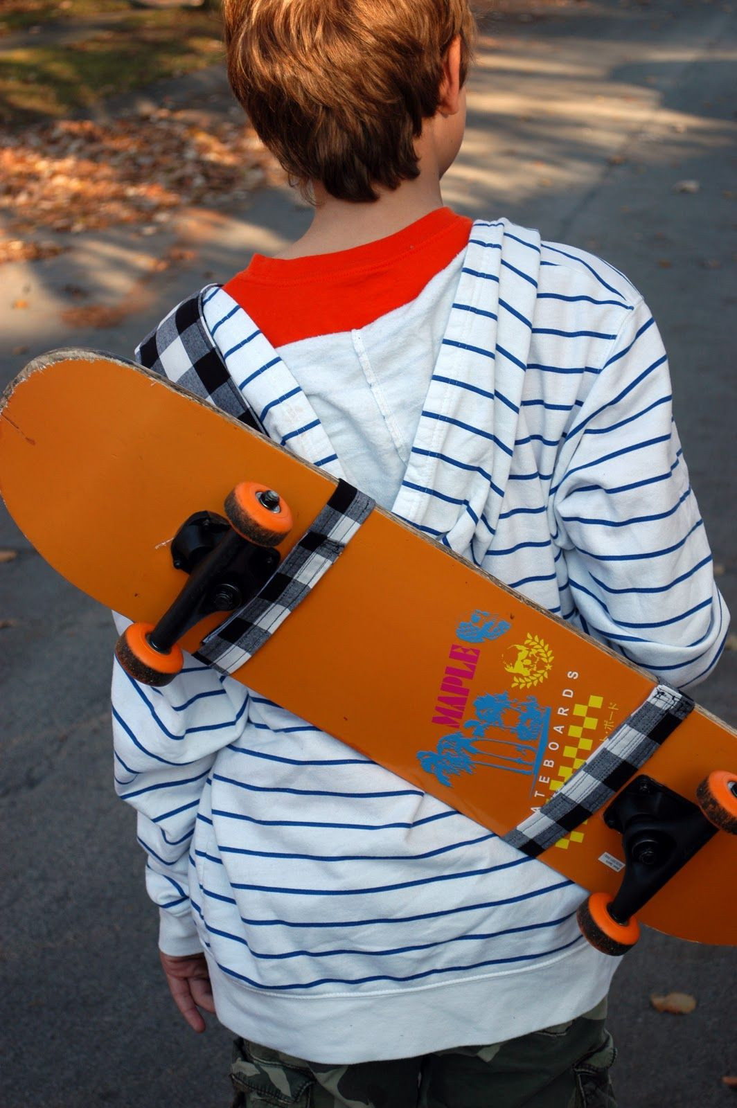 Homemade Gift Ideas For Boys
 GFG guest tutorial skateboard sling by the boy trifecta