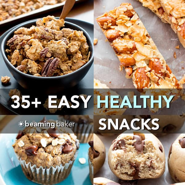 Homemade Healthy Snacks
 35 Easy Healthy Snack Recipes Vegan Gluten Free