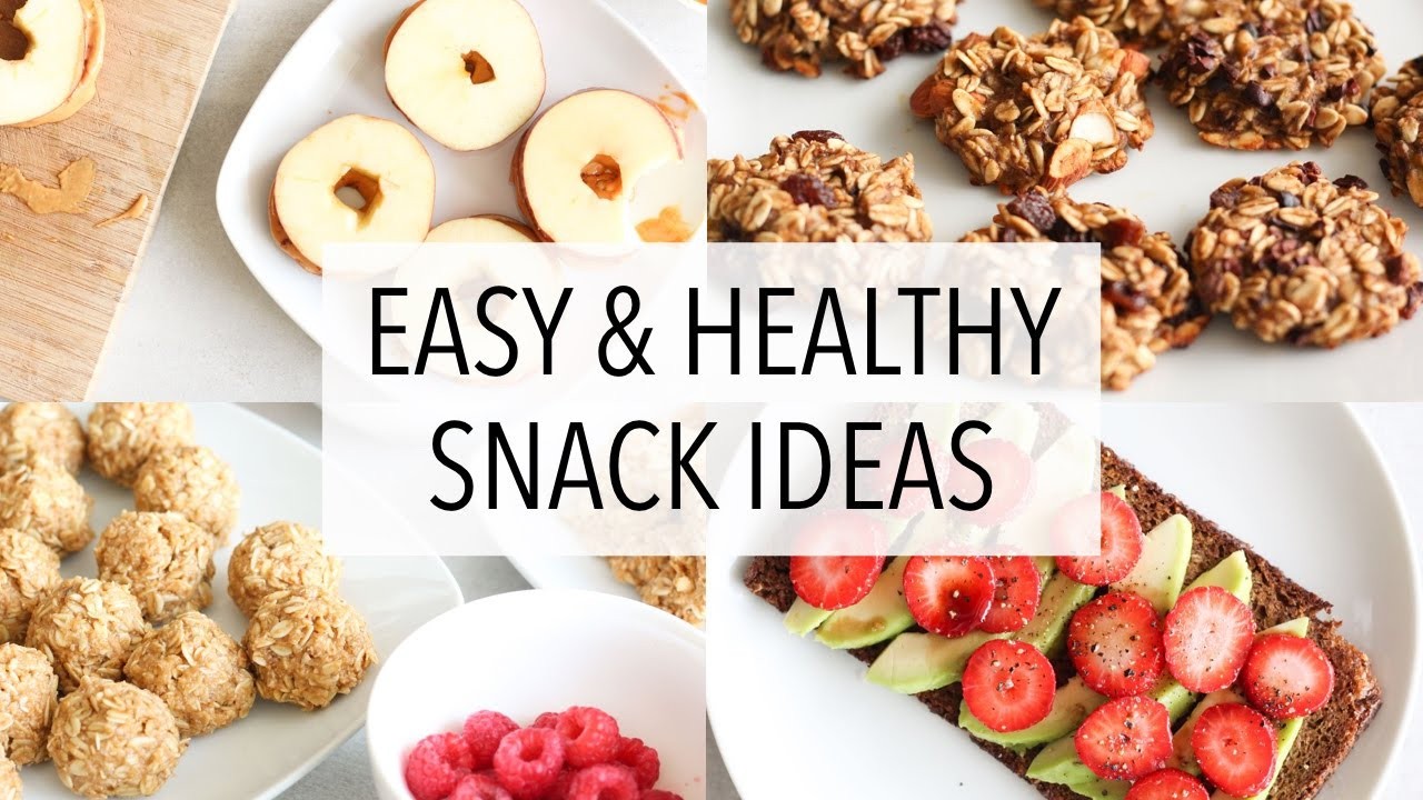 Homemade Healthy Snacks
 EASY HEALTHY SNACK IDEAS