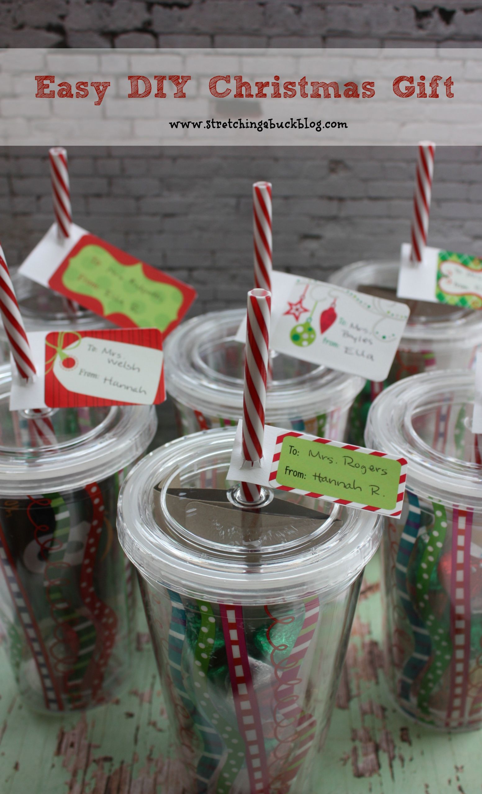 Homemade Holiday Gift Ideas
 Easy DIY Christmas Gift Idea for Teachers Friends More