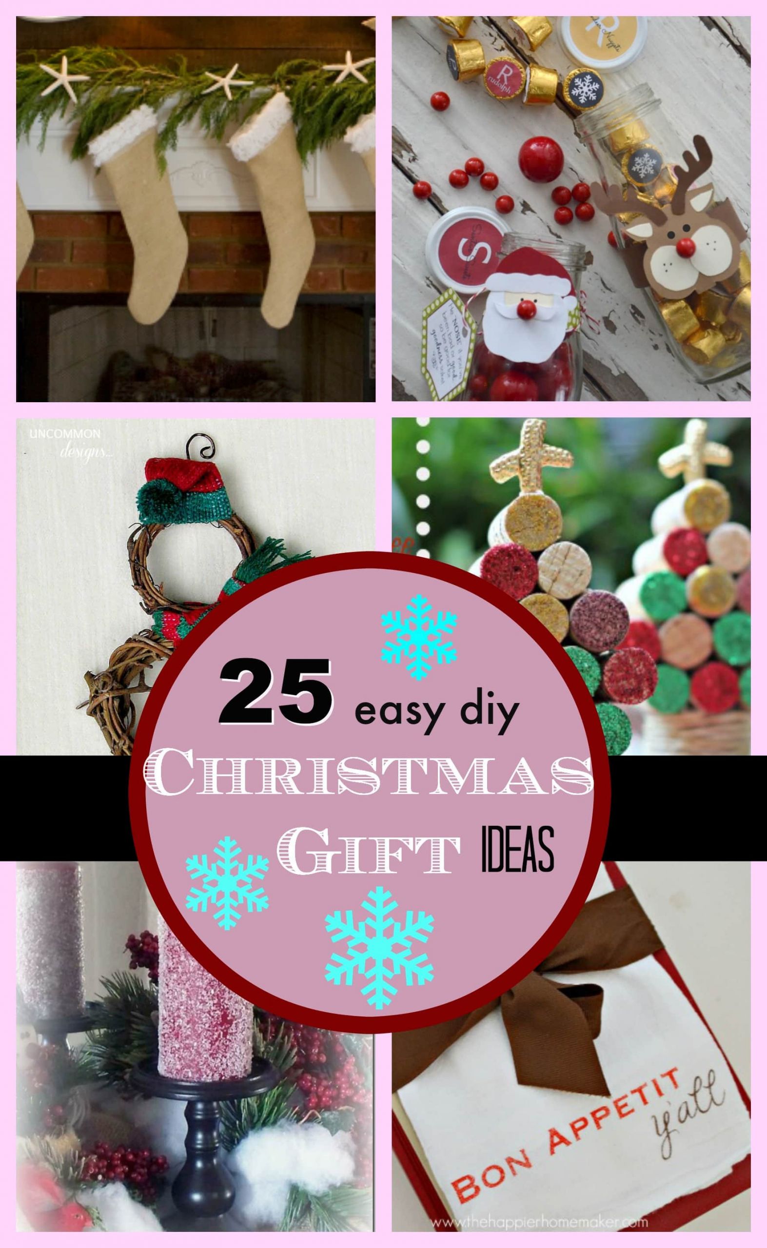 Homemade Holiday Gift Ideas
 25 DIY Easy Christmas Gift Ideas PinkWhen