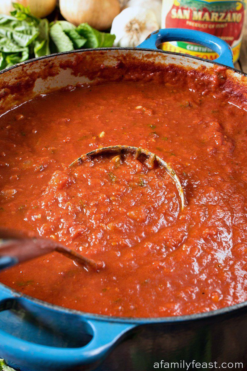 Homemade Spaghetti Sauce From Fresh Tomatoes Real Italian
 Italian Tomato Sauce Recipe