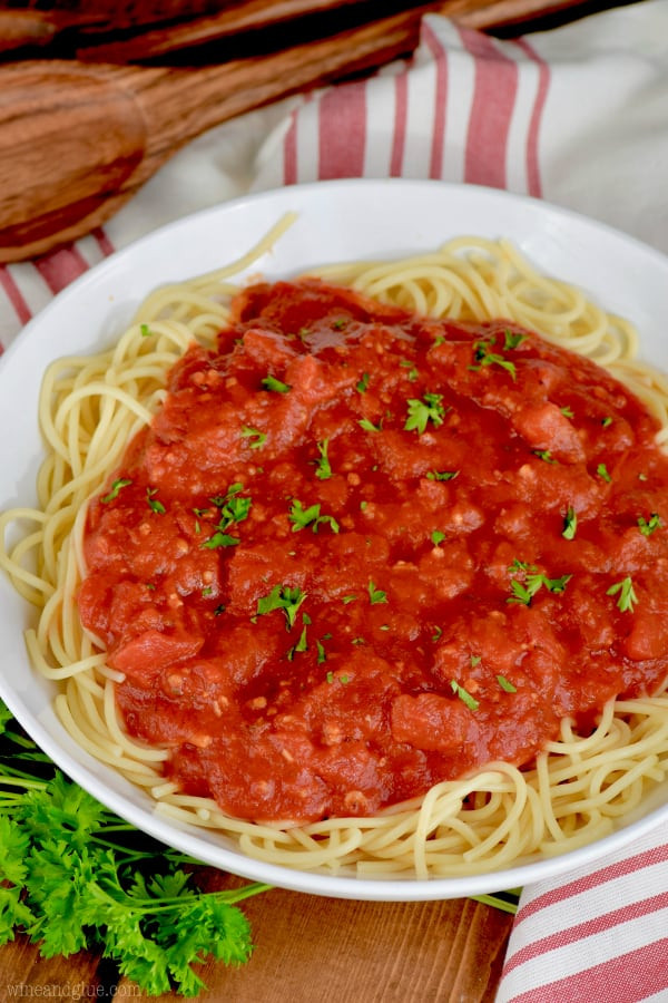 Homemade Spaghetti Sauce Recipe
 Easy Homemade Spaghetti Sauce Recipe Wine & Glue