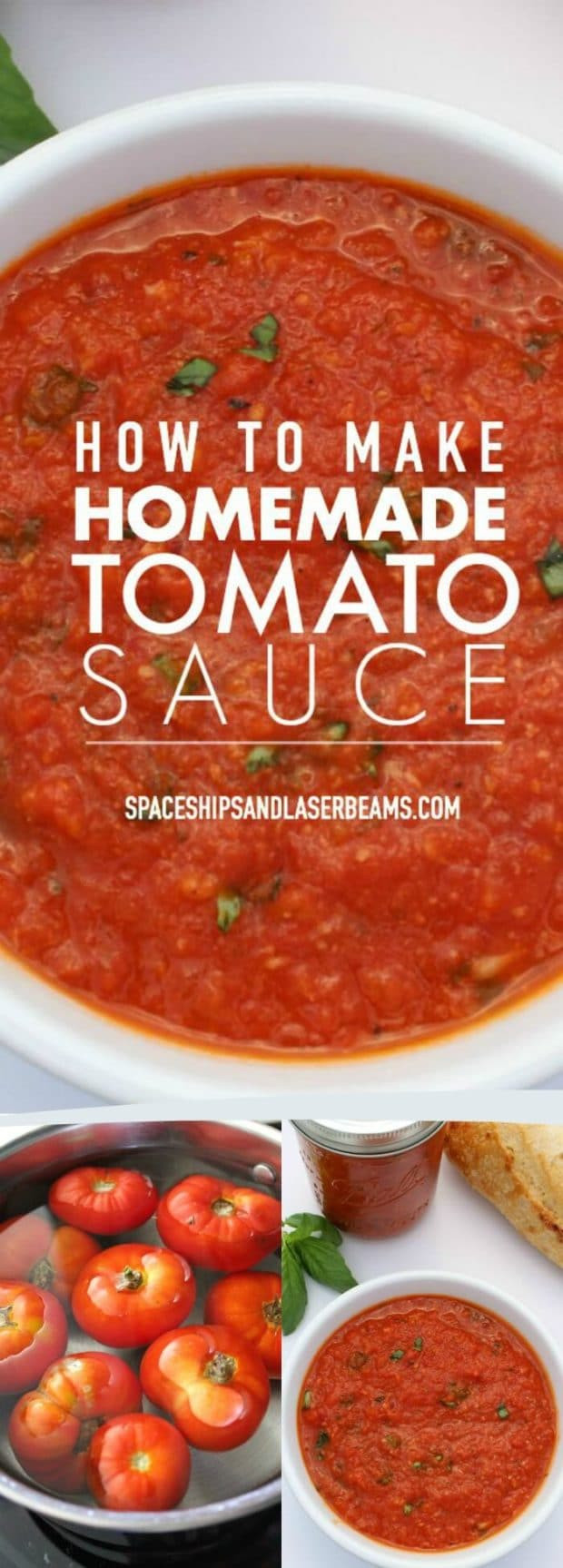 Homemade Spaghetti Sauce With Fresh Tomatoes For Canning
 How to Make Homemade Tomato Sauce Spaceships and Laser Beams