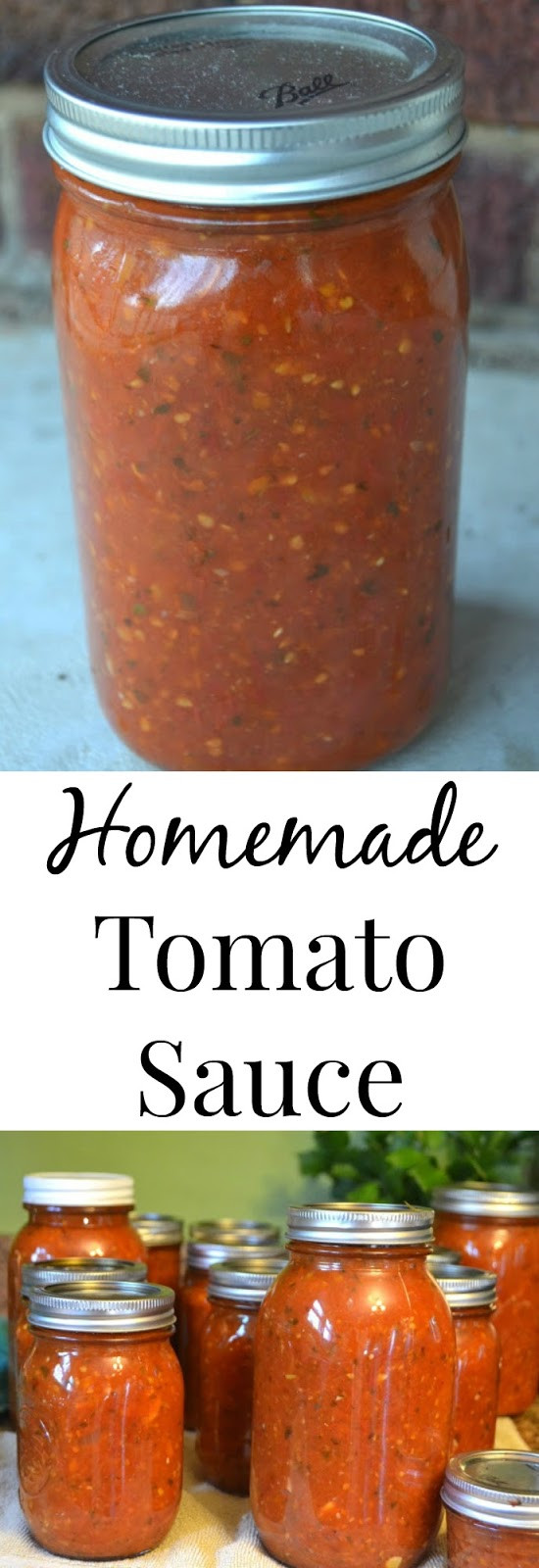 Homemade Spaghetti Sauce With Fresh Tomatoes For Canning
 Homemade Tomato Sauce