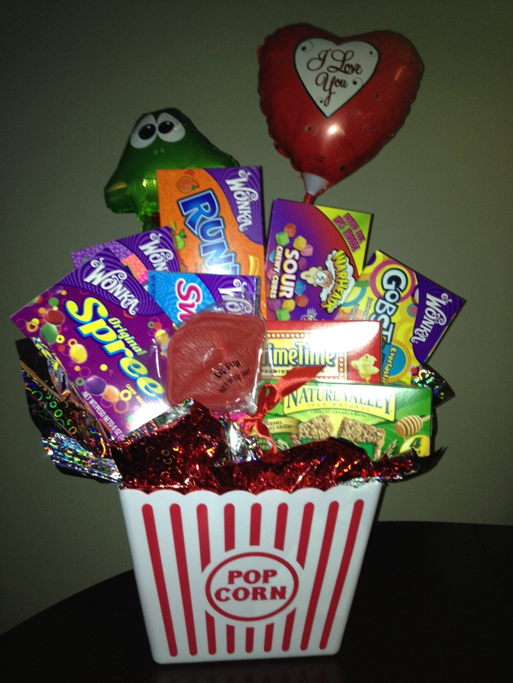 Homemade Valentine Gift Basket Ideas
 289 best images about Valentines day basket on Pinterest