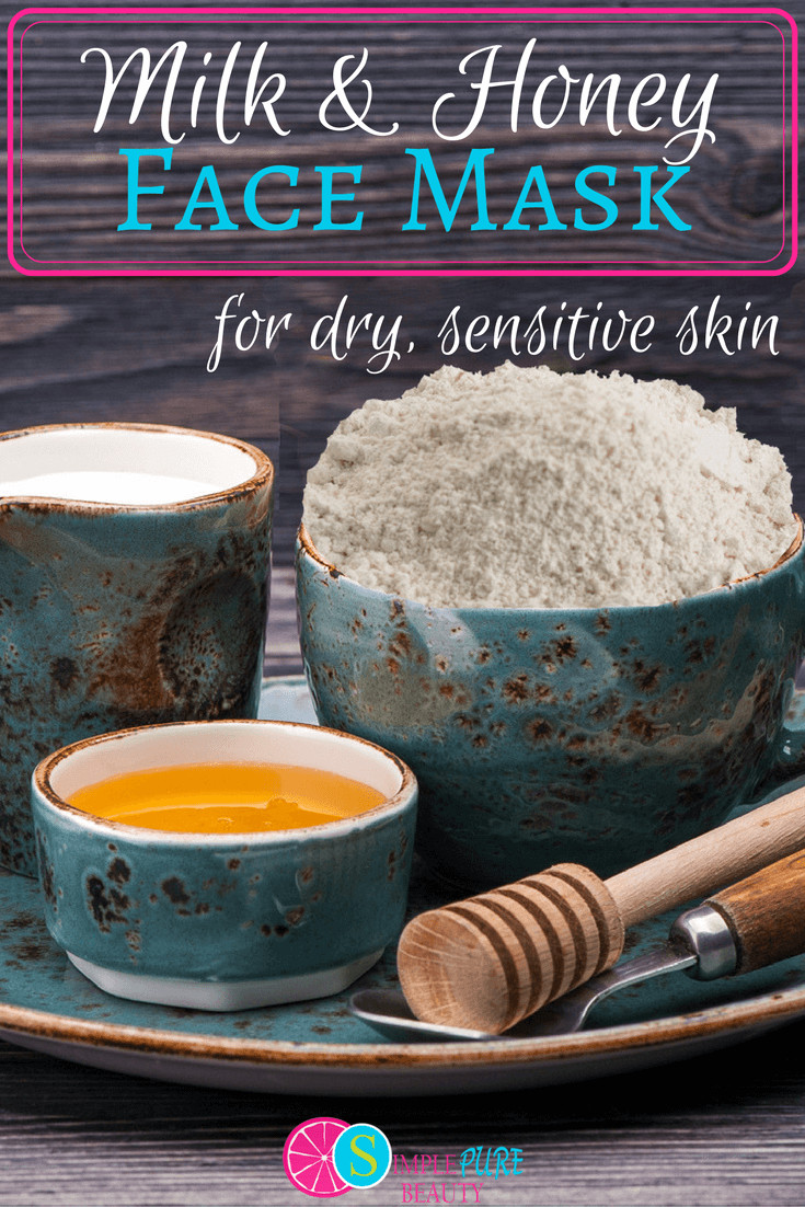 Honey Face Mask DIY
 Milk and Honey Homemade Face Mask for Dry Sensitive Skin