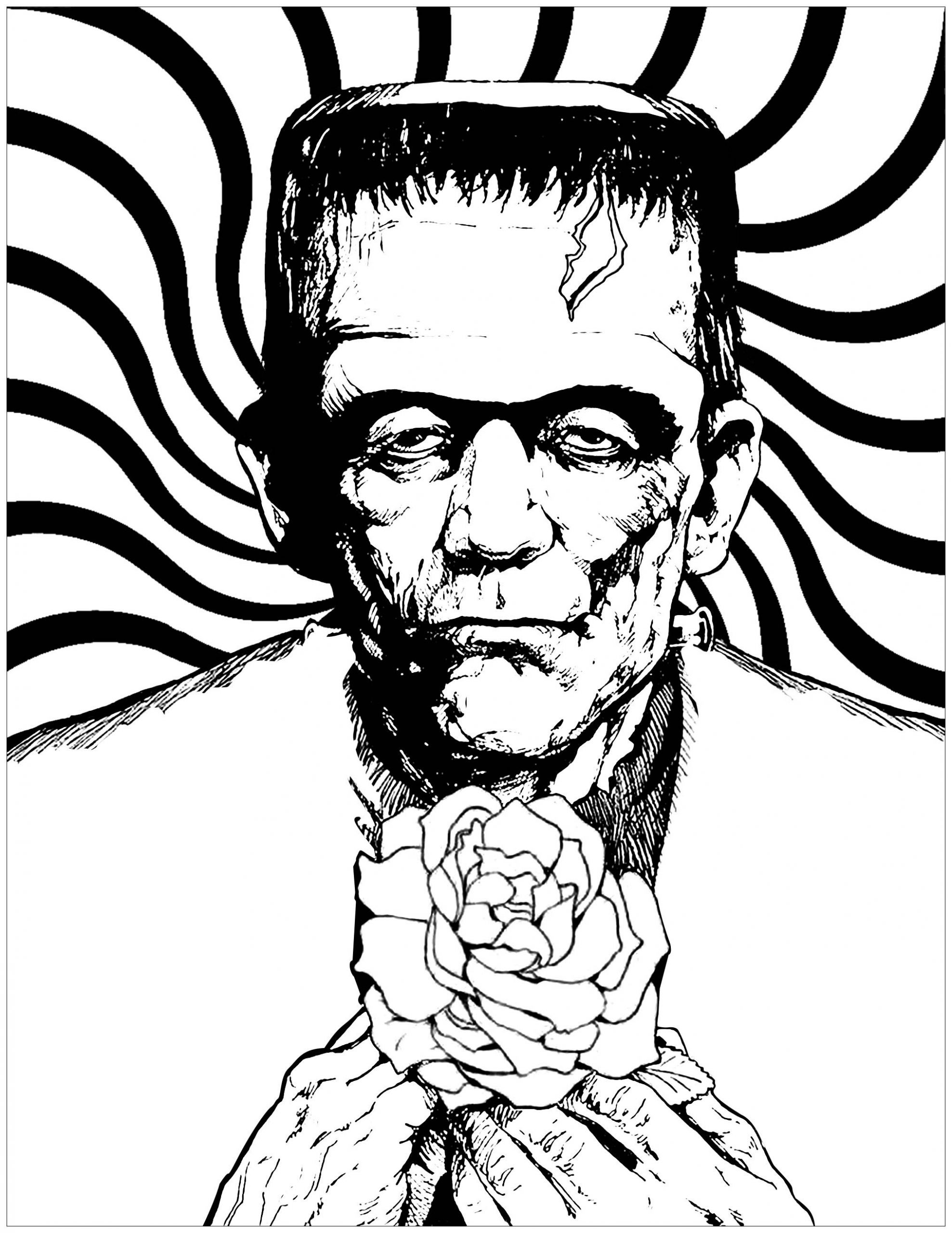 The top 23 Ideas About Horror Coloring Pages for Adults - Home, Family