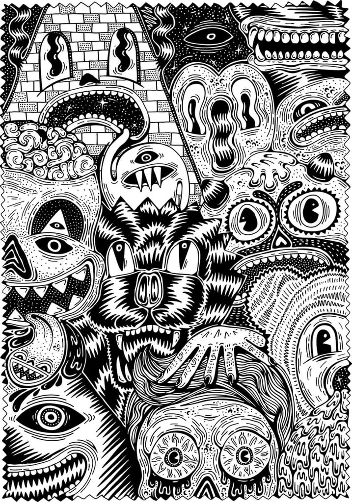 Horror Coloring Pages For Adults
 Halloween Coloring Page Printables
