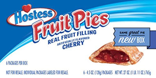 Hostess Fruit Pies Flavors
 Hostess Fruit Pies Cherry 4 5oz pack of 6 Food