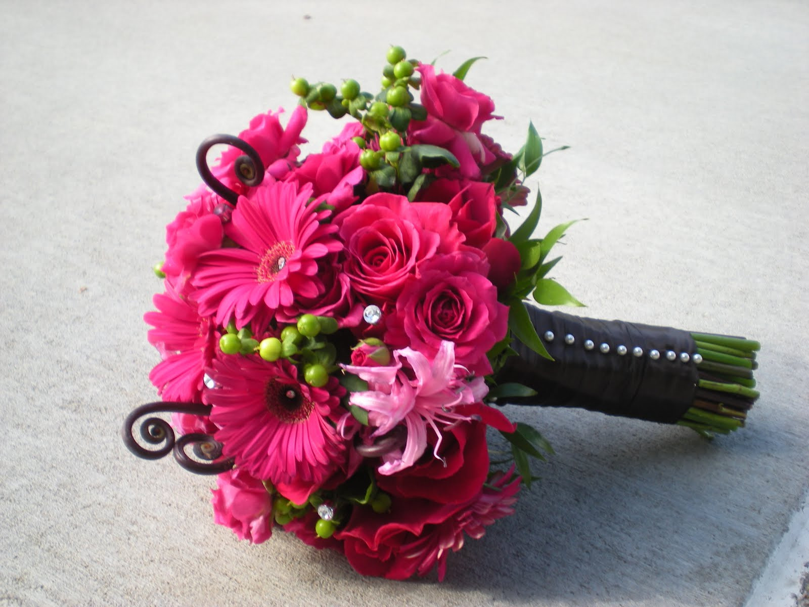 Hot Pink Wedding Flowers
 Wedding Blogs Bouquet Inspiration Nerine Lilies