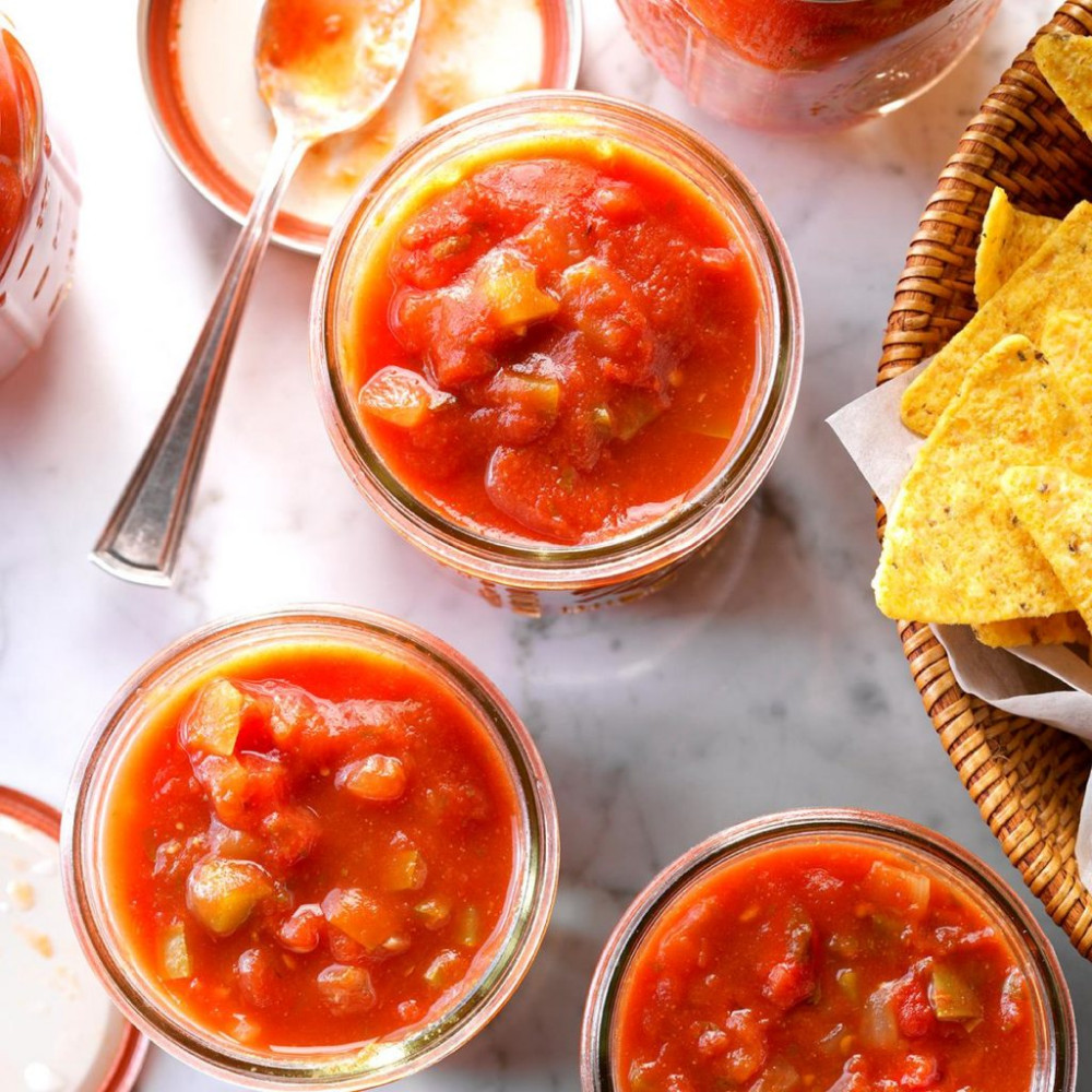 Hot Salsa Recipe For Canning
 Spicy Chunky Salsa Recipe in 2020