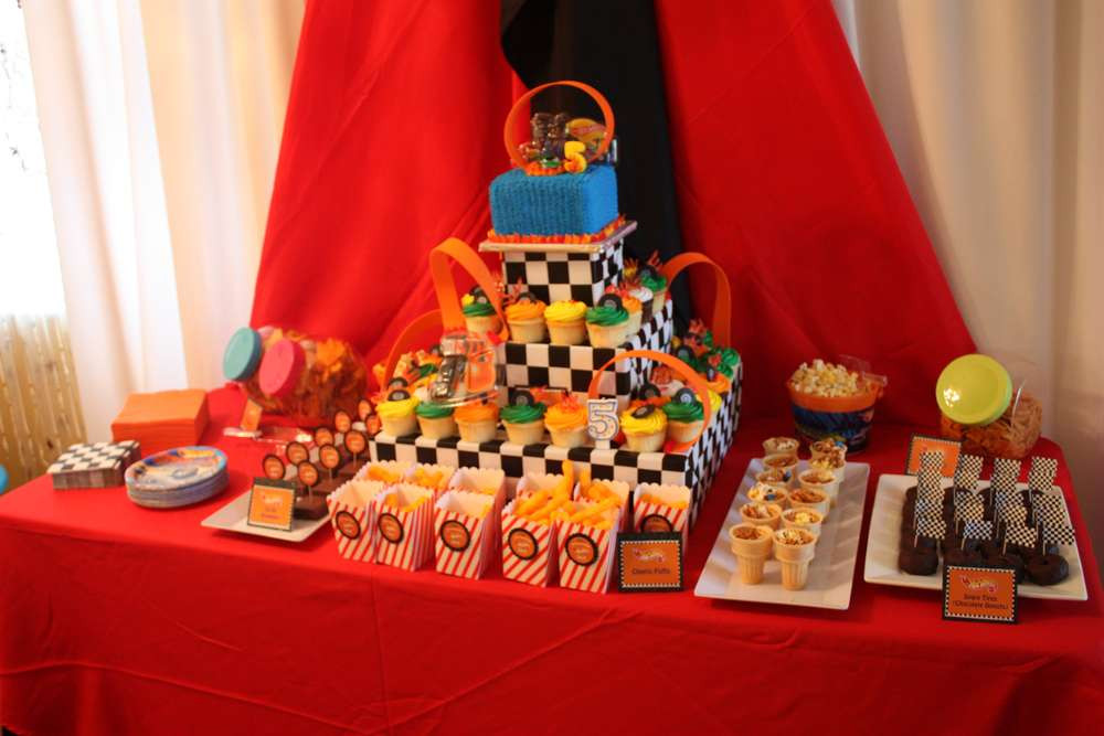 Hot Wheels Birthday Party Food Ideas
 Hot Wheels Birthday Party Ideas 1 of 32