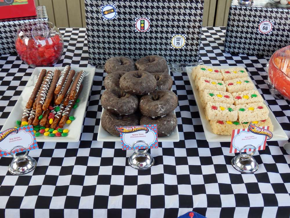 Hot Wheels Birthday Party Food Ideas
 Hot Wheels Birthday Party Ideas 10 of 28