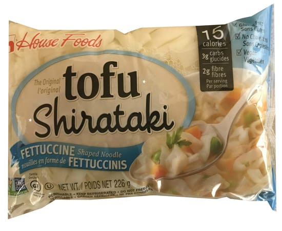 House Foods Shirataki Noodles
 House Foods Tofu Shirataki Fettuccine Noodles 226g