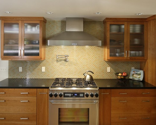 Houzz Kitchen Backsplash Tile
 Glass Tile Backsplash