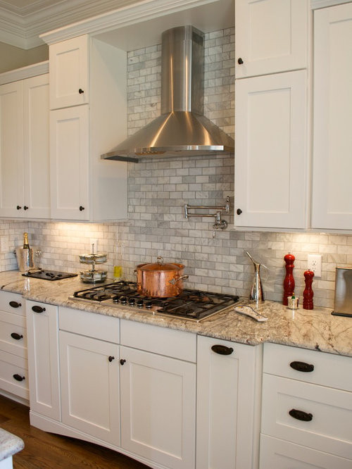 Houzz Kitchen Backsplash Tile
 Gray Tile Backsplash Home Design Ideas Remodel