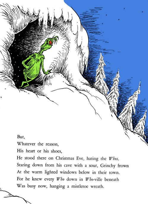 How The Grinch Stole Christmas Book Quotes
 The Grinch Who Stole Christmas