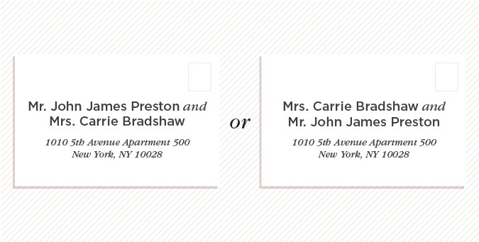 How To Address Wedding Invitations
 How to Address Wedding Invitations