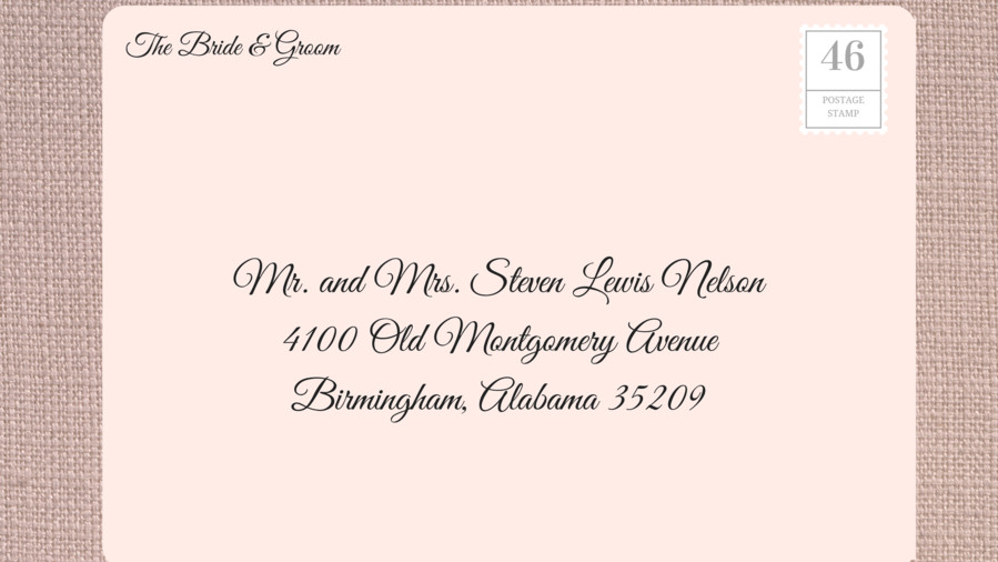 How To Address Wedding Invitations
 How to Address Wedding Invitations Southern Living