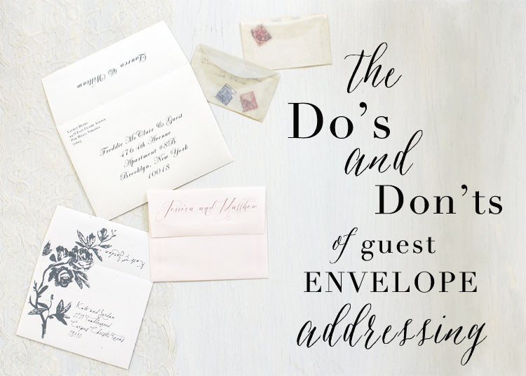 How To Address Wedding Invitations
 How To Address Your Wedding Invites