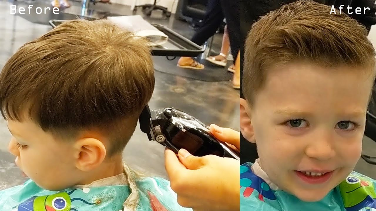 How To Cut Boys Hair
 How to Cut Little Boys Hair with Clippers & Scissors