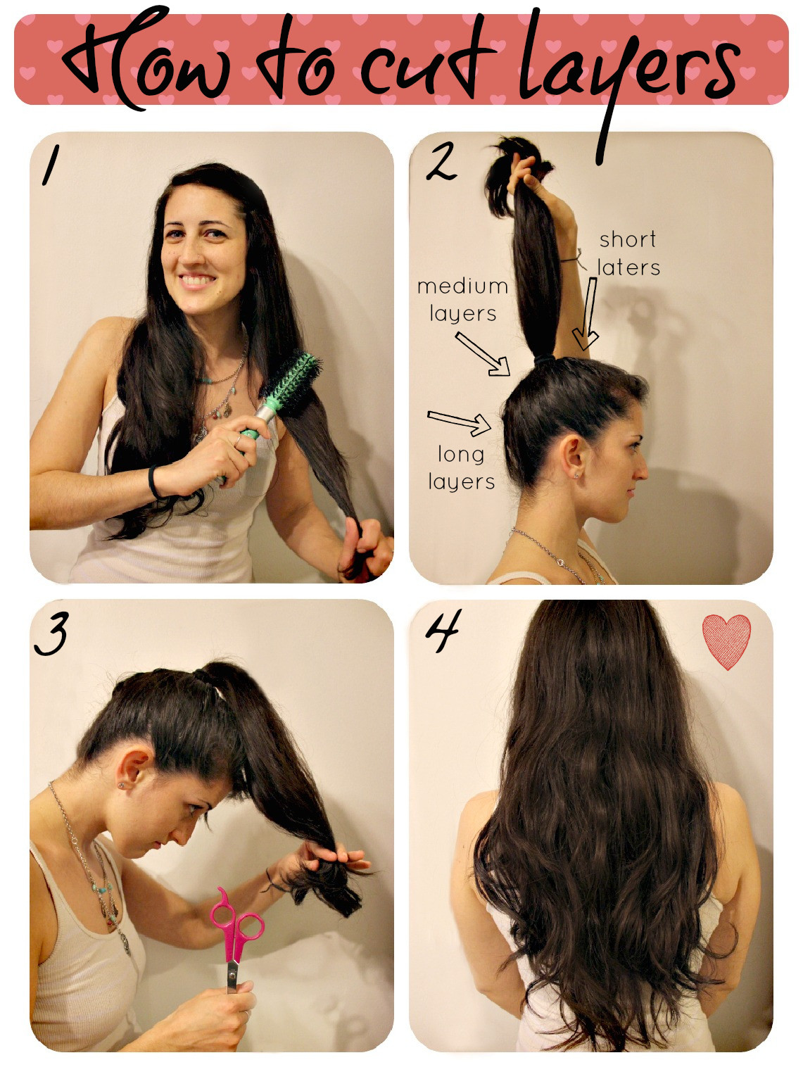 How To Cut Layers In Medium Length Hair Yourself
 How To Cut Layers