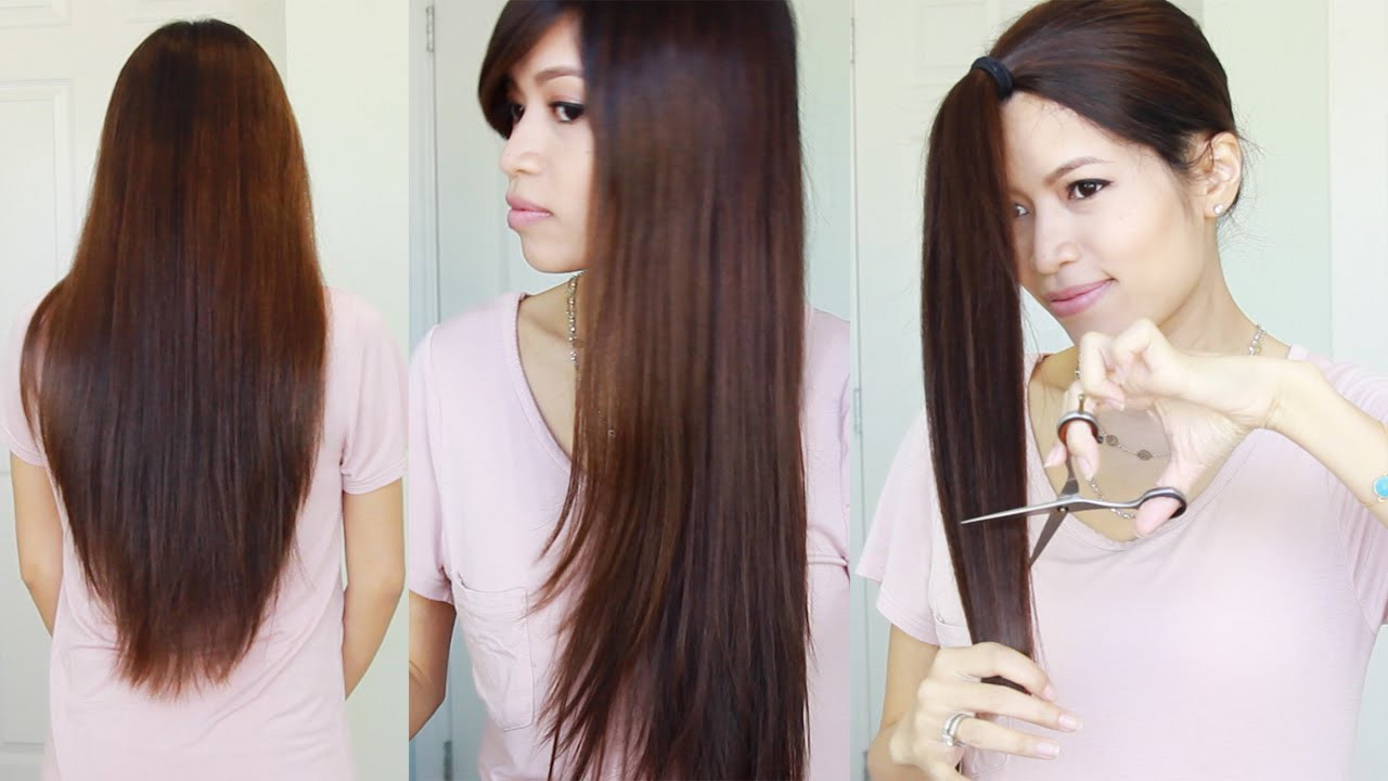 How To Cut Long Hair In Layers
 The Best Hair Hack ♥ How to Cut & Layer Your Hair at Home