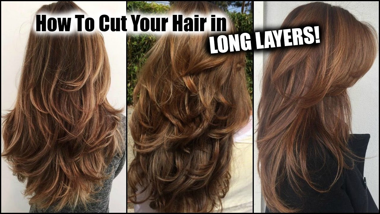 How To Cut Long Hair In Layers
 HOW I CUT MY HAIR AT HOME IN LONG LAYERS │ Long Layered