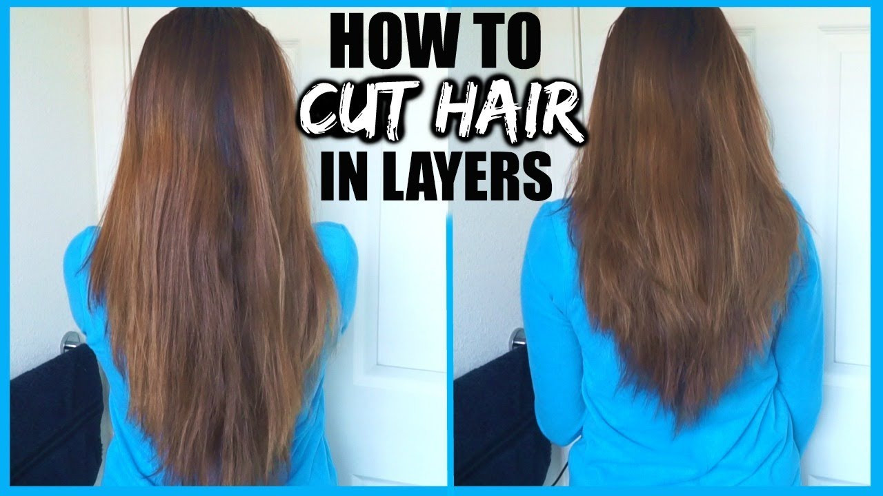How To Cut Long Hair In Layers
 HOW TO CUT YOUR HAIR IN LAYERS AT HOME │DIY LAYERS IN LONG