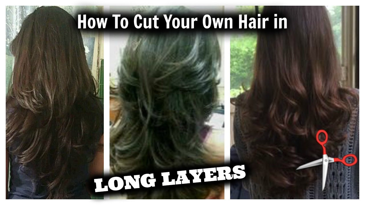 How To Cut Long Hair In Layers
 How I Cut My Hair in Layers at HOME │ Long Layered