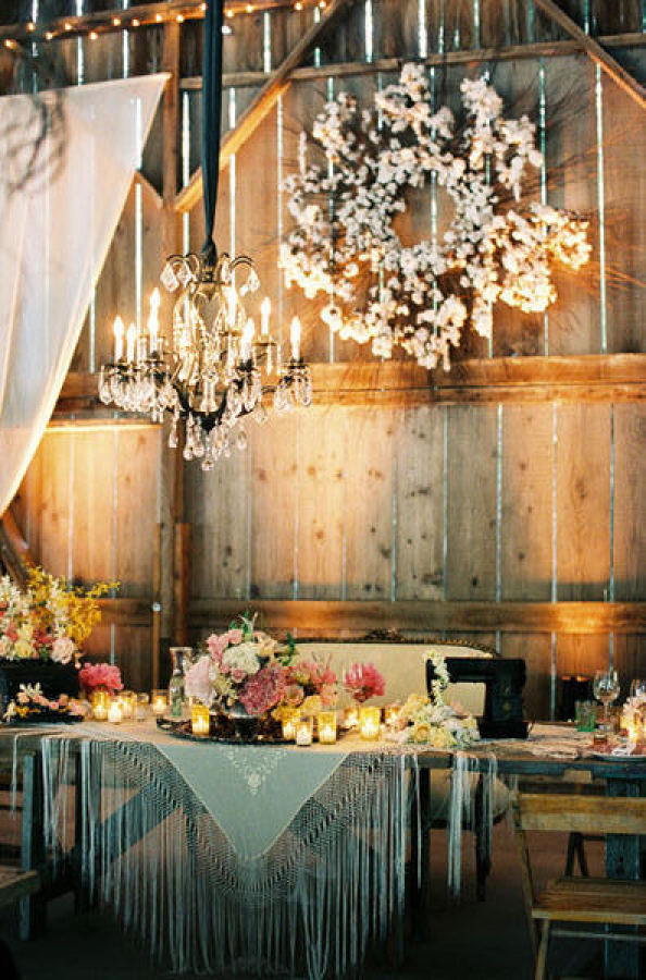 How To Decorate For A Wedding
 25 Sweet and Romantic Rustic Barn Wedding Decoration Ideas