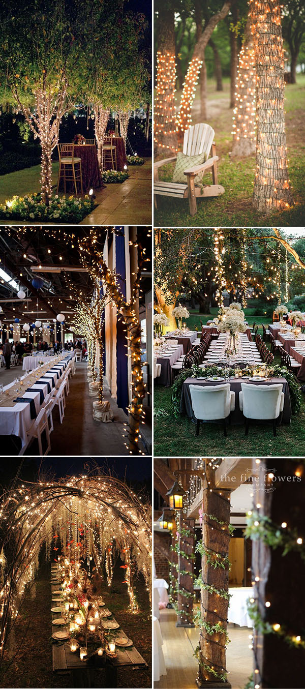 How To Decorate For A Wedding
 30 Stunning and Creative String Lights Wedding Decor Ideas